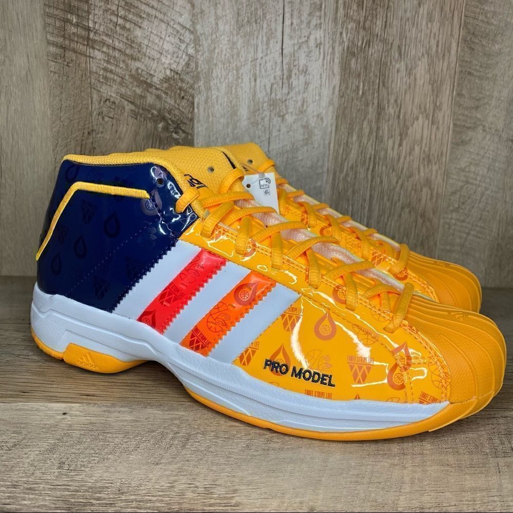 Adidas Pro Model 2G “Signal Orange” size 8.5 - Picture 3 of 9